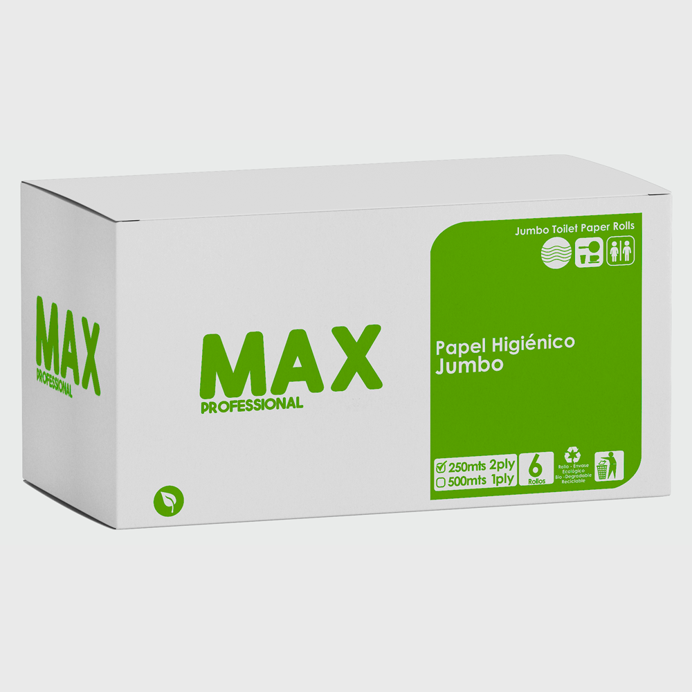 PAPEL HIGIÉNICO MAX 2PLY 6/250MTS